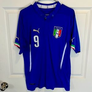 Italia (Puma) soccer jersey - #9 Balotelli